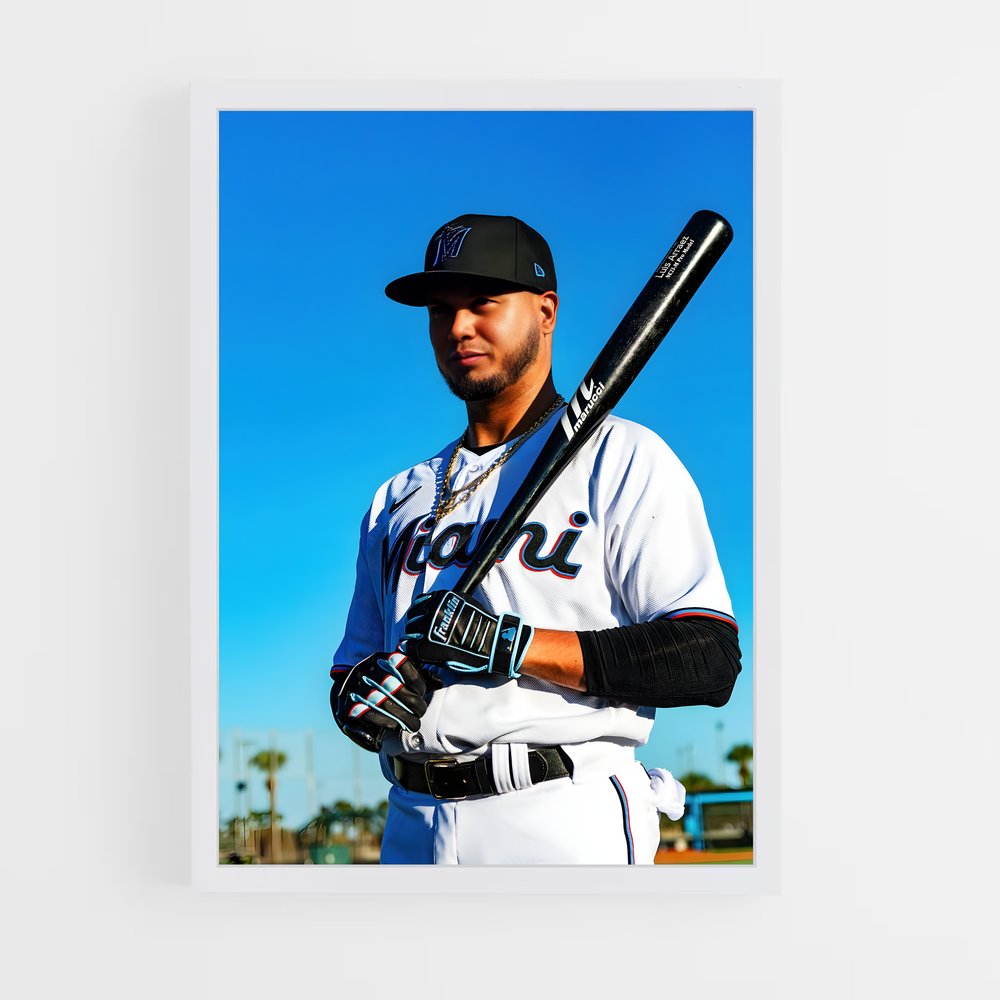 Poster Luis Arraez – affiche Baseball (vue 3)